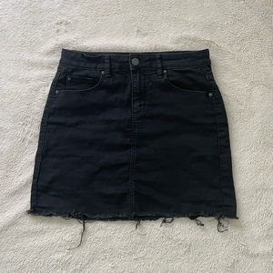 Garage black mini skirt!